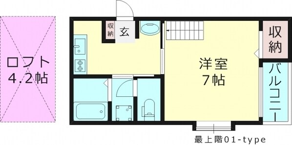 コンフォートワンの物件間取画像